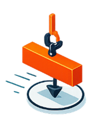 Lifting arm precise positioning system